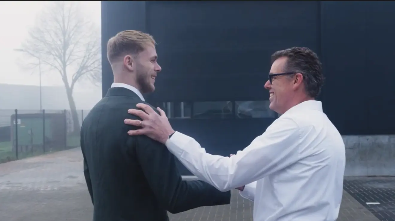 Remco en Julian Konings, vader en zoon
